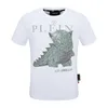 Plein Bear TシャツメンズデザイナーTシャツブランド衣料ラインストーンPPスカルメンTシャツラウンドネックSSストーンクラシックヒップホップストリートウェアトップティーPB 160650