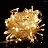 ストリングRGB LED STRING LIGHT 10メートル防水クリスマスライト屋内屋外装飾照明110V 220Vクリスマスガーランド妖精