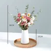 Faux Floral Greenery Simple Fashion Creative Bouquet Of Dried Flowers Eucalyptus Rose Chrysanthemum Home Decoration Living Room Table Ornaments 221010