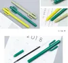 Stylos Gel Dessin Animé Stylo Outils D'écriture Cactus Forme Examen Spécial Bureau Étudiant Signe Encre Noire Étudiants Carbone DHL SN4960