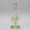 Bong en verre borosilicaté narguilé huile Dab plate-forme fumée conduite d'eau avec matrice perc