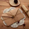 Embrulho de presente 12pcs/set vintage kraft papel escrevendo envelopes european para envelope de carta papelaria de escritório