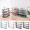 Clothing Storage Household Simple Stainless Steel Assembly Shoe Rack Oxford Cloth Dormitory Multi-layer Cabinet
