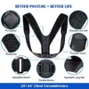 Back Support Posture Corrector Justerbar b￤lte Spine Shoulder Brace Correction Straight Corset