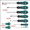 Set di utensili manuali professionali Set di cacciaviti Hilda 9 in 1 Strumenti Mti-Bit Riparazione Cacciavite Torx Kit di cacciaviti Uso domestico Mti Tool H Dh9T8