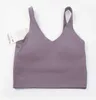 Camisoles Tanks lu-20 U Yoga outfit Back Align Canotte Abbigliamento da palestra Donna Casual Running Nude Stretto Reggiseno sportivo Fitness Bella biancheria intima Gilet Camicia dfgfdg