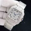 Алмазные мужские часы Автоматические механические сапфировые часы 40 -миллиметровые бурисные часы Stainls Steel Belt Montre de Luxe Giftsgax3 Diamond Watchj3py7j1q