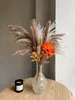 Faux Floral Greenery Eternal Bouquet Natural AirDried Real Flower Living Room Decoration Tabletop Decoration Household Reed Flower Arrangement 221010