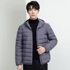 Men's Down Jackets In Autumn And Winter Are Light Casual 90 White Duck To Keep Warm