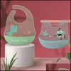 Other Festive Party Supplies Food Grade Transparent Sile Bib Baby Droolproof Rice Pocket Drop Delivery 2022 Home Garden Festive Part Dh3Kv