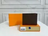 2023 Luxurys Designers Short Wallets for Men Cardholder Paris Black Plaid Style Mens Wallet with Box Good Quality
