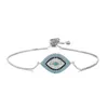 Bracelets de concepteur de chaîne Eye of Demon Bracelet Diamonds Designers Bijoux en acier en acier en acier et non fondés pas allergiques; Magasin / 21621802