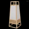 Stehlampen Massivholzlampe Moderne minimalistische Esszimmer- und Arbeitszimmerschlafzimmer-Tee-Wohnzimmer-Tatami-chinesische Dekoration