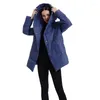 Trench da donna Piumino corto da donna Cappotto trapuntato Cappuccio in cotone Parka Fluff Abiti di alta qualità Capispalla impermeabile leggero primaverile