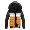 Mens Down Parkas Puffer Jacket Hommes Avec Capuche Vêtements De Mode D'hiver À Capuche En Coton Rembourré Veste Épaissir Garder Au Chaud Casual Manteaux Hip Hop 221010