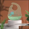 Other Festive Party Supplies Food Grade Transparent Sile Bib Baby Droolproof Rice Pocket Drop Delivery 2022 Home Garden Festive Part Dh3Kv