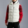 Gilet da uomo Gilet imbottito da donna di moda Gilet invernale caldo con cappuccio Capispalla 22fw Gilet da uomo elegante senza maniche Gilet classico Taglia 12345