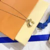 Fashion Women Luxury Designer Necklace Choker Pendant Chain 18K Gold Plated Stainless Steel Letter Necklaces Wedding Jewelry Accessories