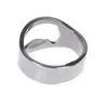 Portable Finger Ring Bottle Openers Colorful Stainless Steel Beer Bar Tool RRE14858