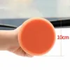 Spugna per auto 12Pcs Wax Wash Polish Pad Kit di schiuma per la pulizia Cuscinetti applicatori in microfibra con impugnatura a pinza Car-Styling