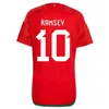 2024 Wales Soccer Jerseys BALE WILSON BROOKS RAMSEY 24 25 away National Team cup Rodon JOHNSON Home WELSH Football Shirt kids kit Uniforms enfant camesita de futol