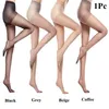 Meias Hosiery Mulheres 1 par Super Elástico Meias Mágicas Nylon Meia-calça Sexy Skinny Pernas Calças Anti Gancho Meia De Seda Pantys Medias 8LY2