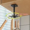 Haken draagbare 360 ​​° punch-vrije haak onder houderplank met wegen keukengerei Organizer muurhangen rack hanger kast badkamer