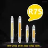 Lumière R7S 78mm 15W 20W 25W projecteur haute puissance 118mm 30W 40W 189MM 50W verre COB ampoule remplacer lampe halogène 110V 220V