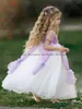 Robes de fille mode princesse tulle