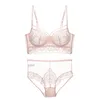 Bras Sets White Underwear Women Set Floral Embroidery Brassiere Ultra Thin Transparent Bra And Panties Female Sexy Lingerie B C D 221010