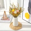 Faux Floral Greenery Eternal Life Flowers Высушенные натуральные розы Starry Light Luxury Highgrade Цветочный букет