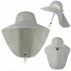 Bandanas Summer Fishing Cap Outdoor Sports Unisex Hat Sunscreen UV Protection Breattable Sunshade Waterproof Quick Torking