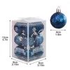 Décorations de Noël Clear Ball Ornements Arbre Pendentif Décoration Mariage pour cadeau 9 couleurs Plastiques en option Party Decor Pendentifs