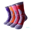 Hand Foot Warmer 2Pairs Lot Winter Thermal Walking Socks Tjockare m￤n Kvinnor utomhus vandringsskidstrump Sport Thermosocks f￶r cykling