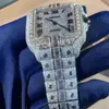 Luxusgeschenk Top-Marke Diamonds Pass Twatchter Hip Hop Iced Out Herrenuhr 2022