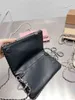 Zadig Voltaire Bag Designer мешки с мешками плеча zv Дизайнер с кросс -кусочком украшенные кожаные сумочка женская цепь мессенджера женские кошельки Zhouzhoubao123