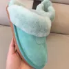 2023 Cotton Slippers Australia Australian Snow Boots Womens Shoes Warm Casual Indoor Pajamas Party Wear Non-Slip Drag Men Women Full fur