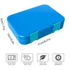 Dinnerware Sets Portable Lunch Box For School Kids Adults Grade Picnic Bento Microwave With Compartments Storage Containers