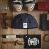 Berets Maden mannen verstelbare denim beanie schedel dop dokwerker hoed roll cuff casual caps zeiler hoeden mannelijk