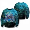 Herren Hoodies Dark Plstar 3D-Druck Hippie Krebs Konstellation Kunst Streetwear Pullover Langarm Casual Unisex Hoodies/Sweatshirt/Reißverschluss