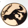 Horloges de table pour animaux de compagnie personnalisé Avatar horloge 8 pouces rond numérique mur silencieux famille amoureux amis cadeaux Luxe maison cadeau