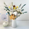 Faux Floral Greenery Eternal Life Bouquet Natural Air Dried Eucalyptus Leaf Living Room Desktop Flowers Light Luxury Home Dry Flower Decoration 221010