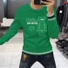 Sudaderas para hombre Marca de moda Tendencia Oso Rhinestone Sudaderas con capucha para hombre Estilo joven Manga larga Ropa para hombre Tops Invierno Nuevo diseño Jersey M-4XL