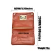 smoke shop Sac à tabac en cuir PU Accessoire pour pipe à fumer Porte-cigarette Étanche SmokePaper Wallet Sacs Stockage de tabac portable