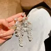 Stud Earrings Irregular Transparent Long Tassels Dangle Earring Fashion Acrylic Exaggerated Lady Girls Summer Ear Jewelry