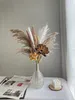 Faux Floral Greenery Eternal Bouquet Natural AirDried Real Flower Living Room Decoration Tabletop Decoration Household Reed Flower Arrangement 221010