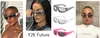 2022 Punk Sports Y2k Star Lunettes De Soleil Femmes Designer Lunettes De Soleil pour Hommes UV400 Lunettes Shades One Piece Oculos De Sol Feminino