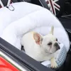 犬のカーシートカバーペットベッドソファスモールミディアムドッグのための旅行フロント/バックインドア/カーの使用キャリアカバーが取り外し可能