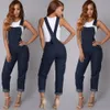 Jeans feminino bodysuits jeans folgados comprimento completo pinafore dungaree macacão de macacão geral para mulheres y2k 221011