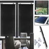 Curtain Free-Perforated Balcony Suction Cup Sunshade Blackout Temporary Blinds Portable Drape For Door Window Home Car
